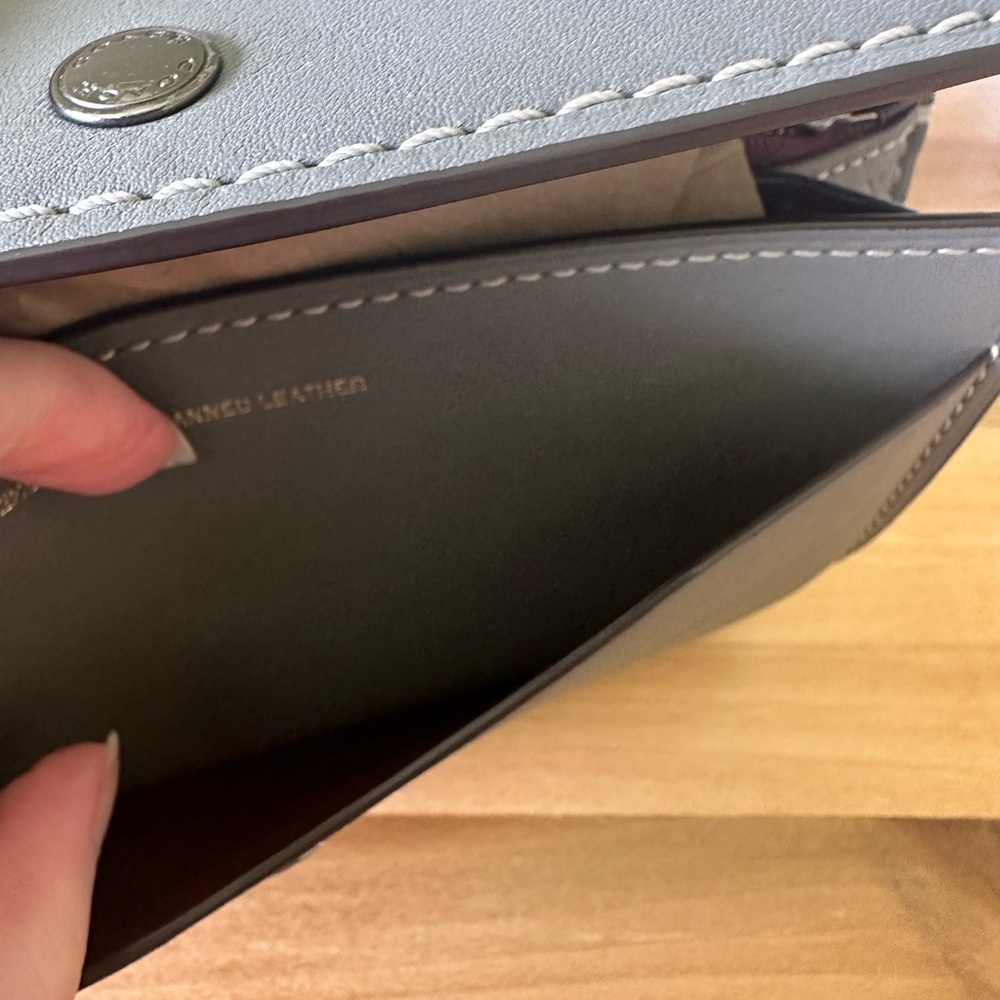 Coach 1941 Gray Glovetanned Leather Clutch Wristlet - Picture 6 of 9
